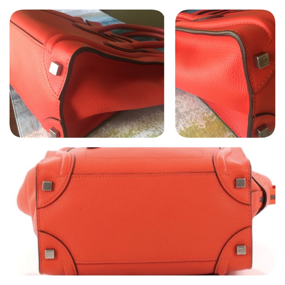 🎈SOLD🎈🎉HP/Céline Luggage Micro calfskin satchel - Picture 4 of 7
